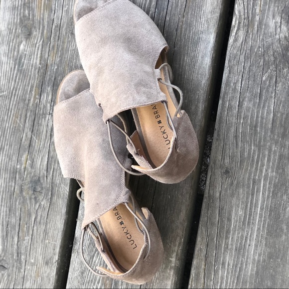 Lucky Brand Shoes - Lucky Berrette open-toe bootie